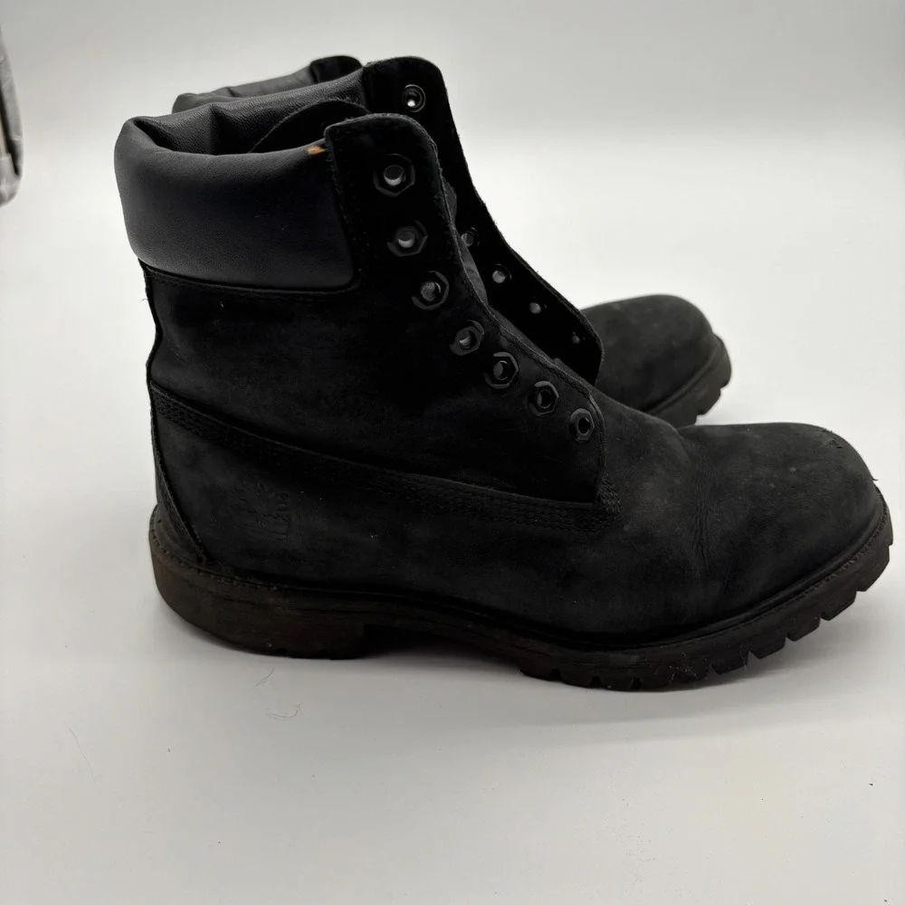 Timberland® Men's 8 M‎ Premium 6-Inch Waterproof Boot in Black Nubuck